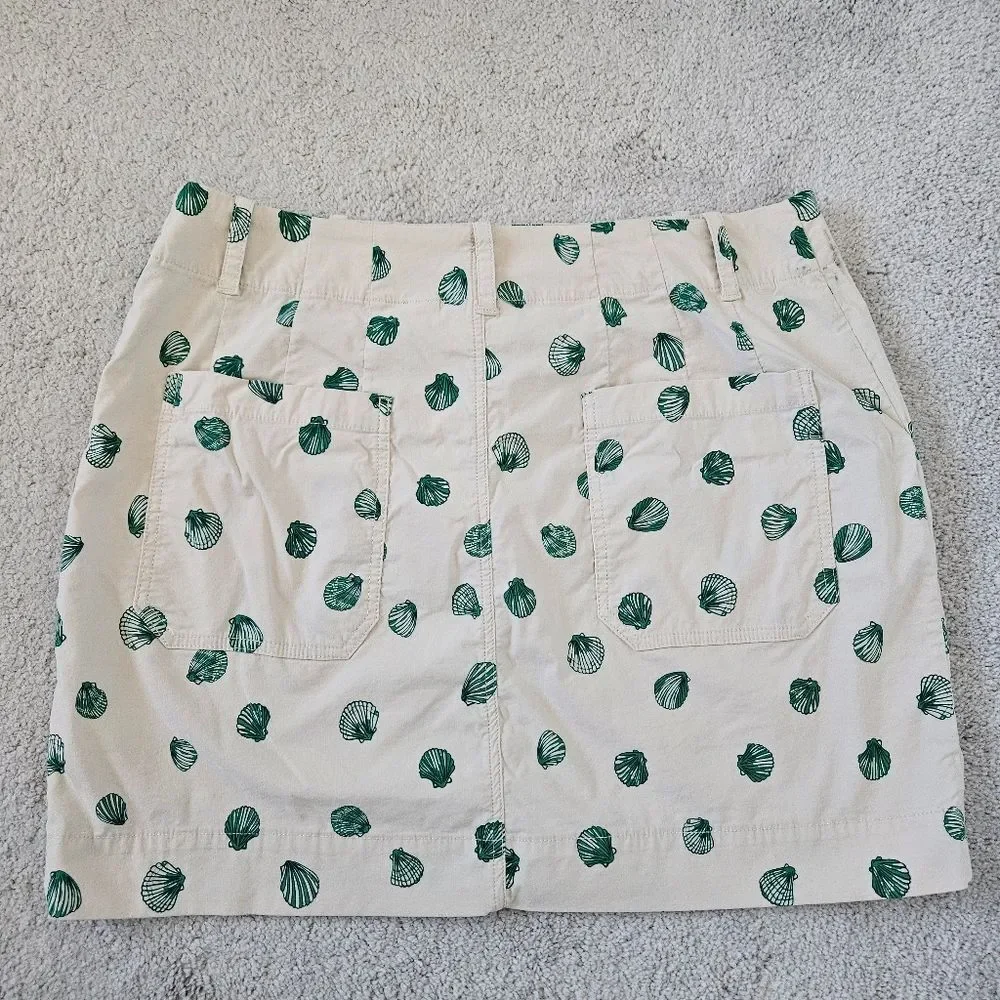 Maeve Anthropologie | Colette Mini Skirt Green Seashell, Womens XL - Picture 6 of 9